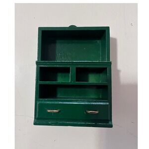 Epoch Sylvania Green Hutch Missing 3 Drawers Replacement Piece vtg 1985